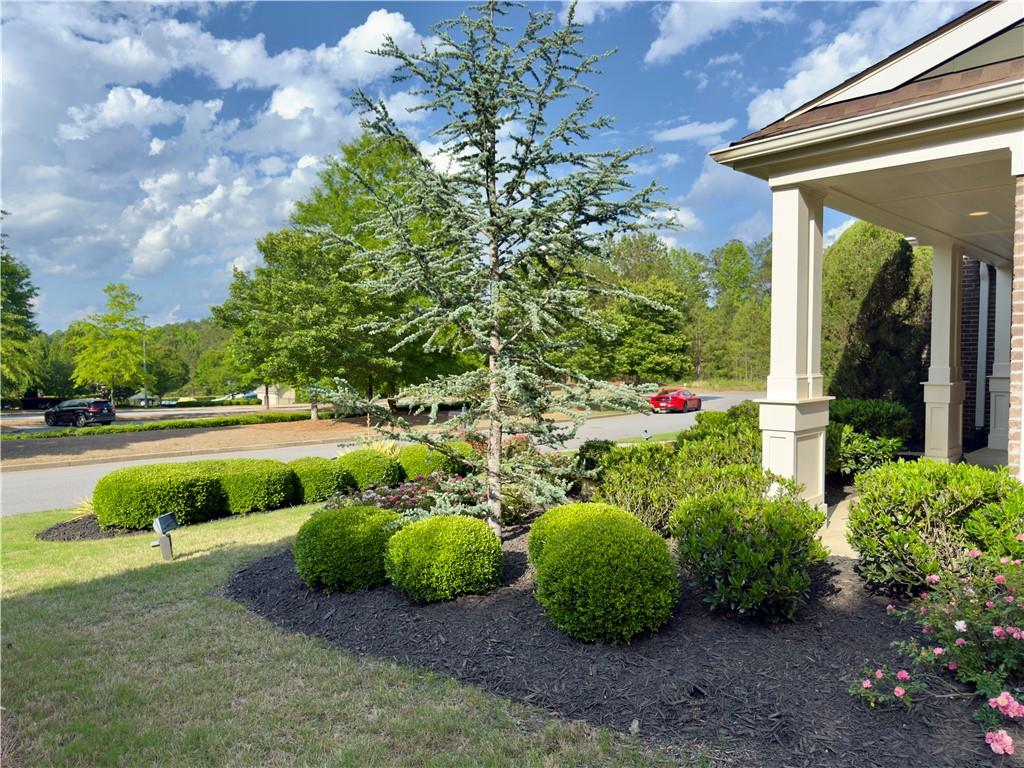22 Watervine Court Dallas, GA 30132 - Photo 9 of 90 a view of a garden with a fountain