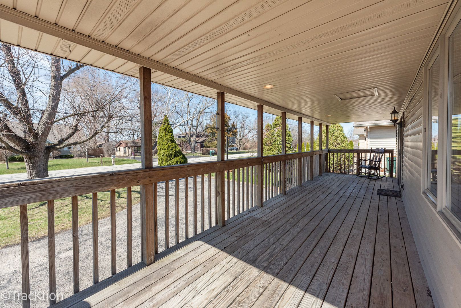 8829 Skyline Drive Burr Ridge, IL 60527 - Photo 21 of 32 a view of a wooden deck