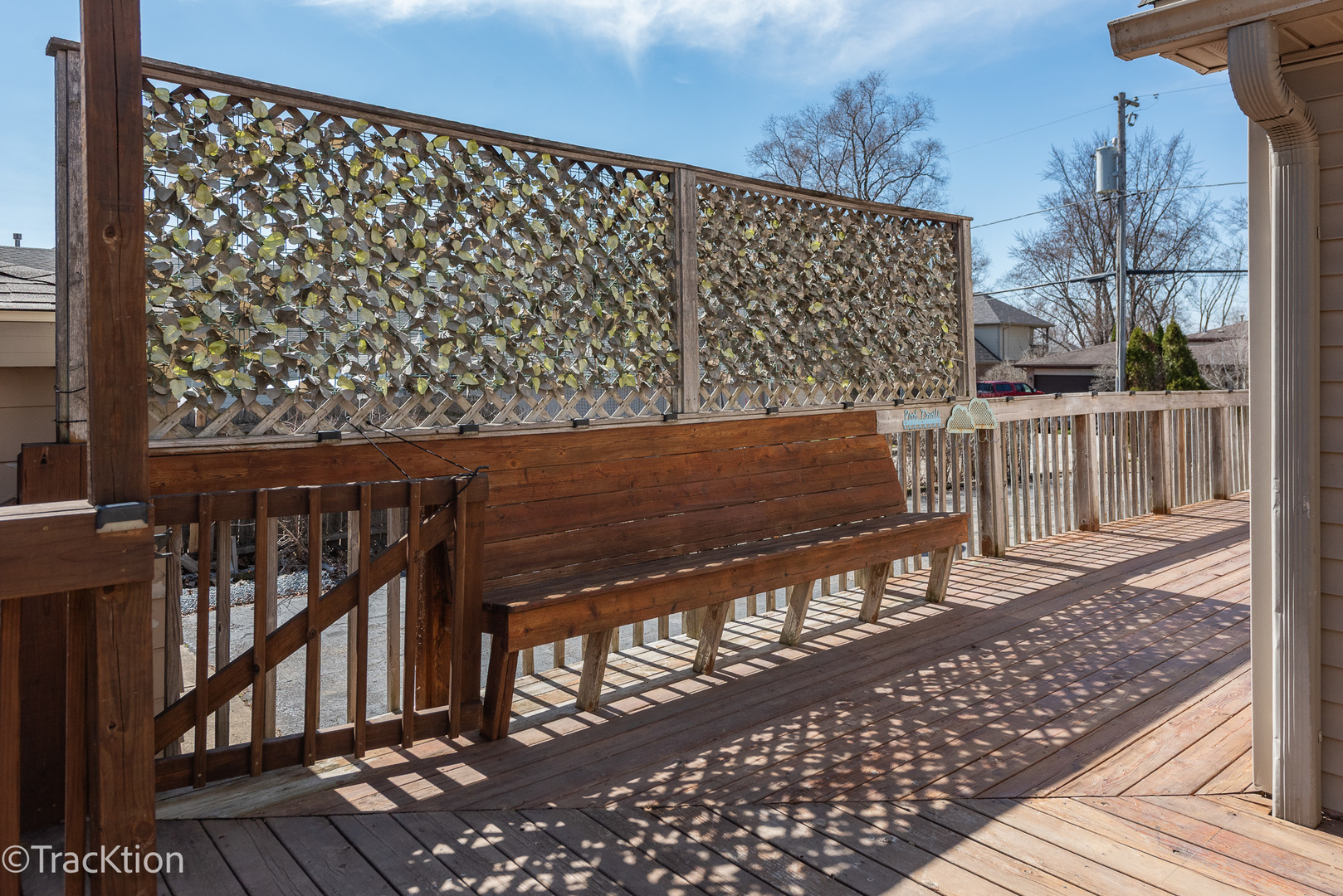 8829 Skyline Drive Burr Ridge, IL 60527 - Photo 22 of 32 a view of a wooden bench