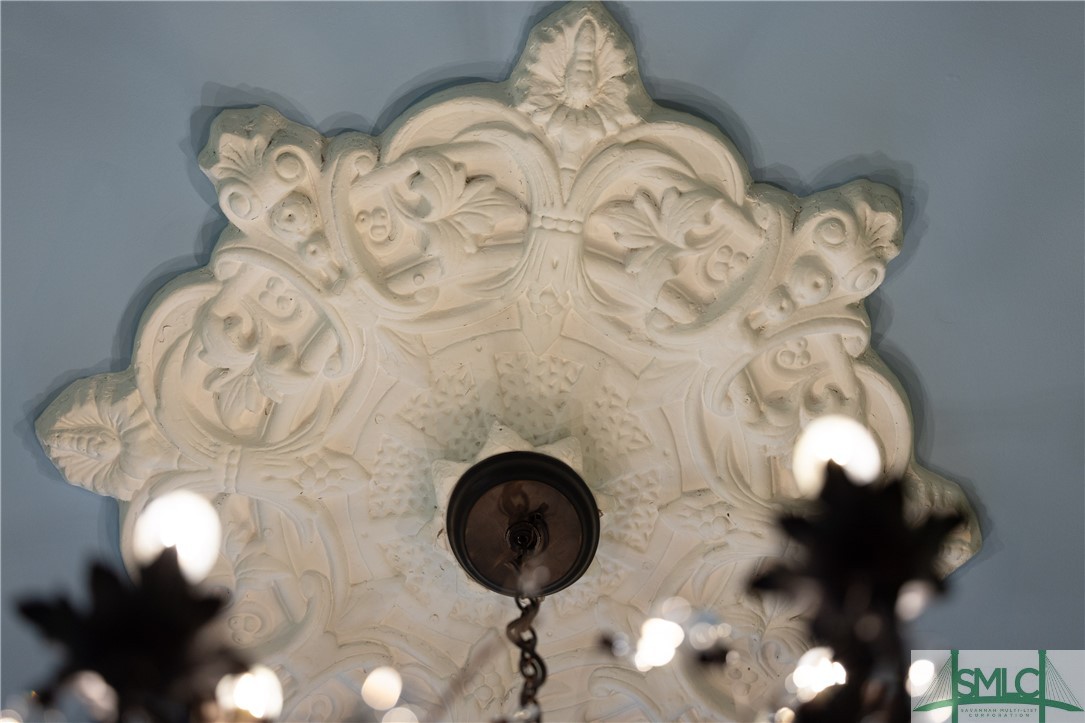 612 Barnard Street Savannah, GA 31401 - Photo 17 of 50 Plaster ceiling medallion