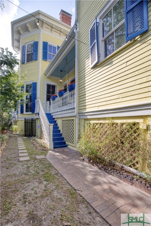 612 Barnard Street Savannah, GA 31401 - Photo 47 of 50 Southside of home from the back