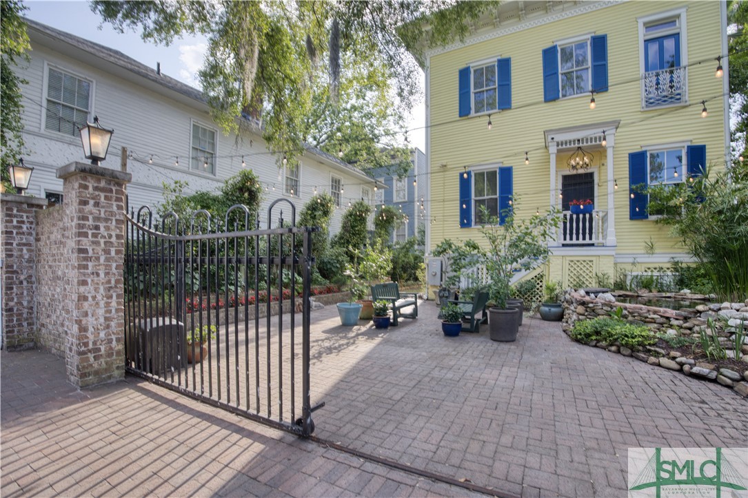 612 Barnard Street Savannah, GA 31401 - Photo 50 of 50 Gate allows access for off street parking - enter from Howard Street