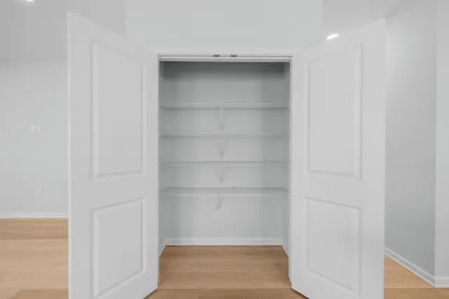 a view of a room with shelf