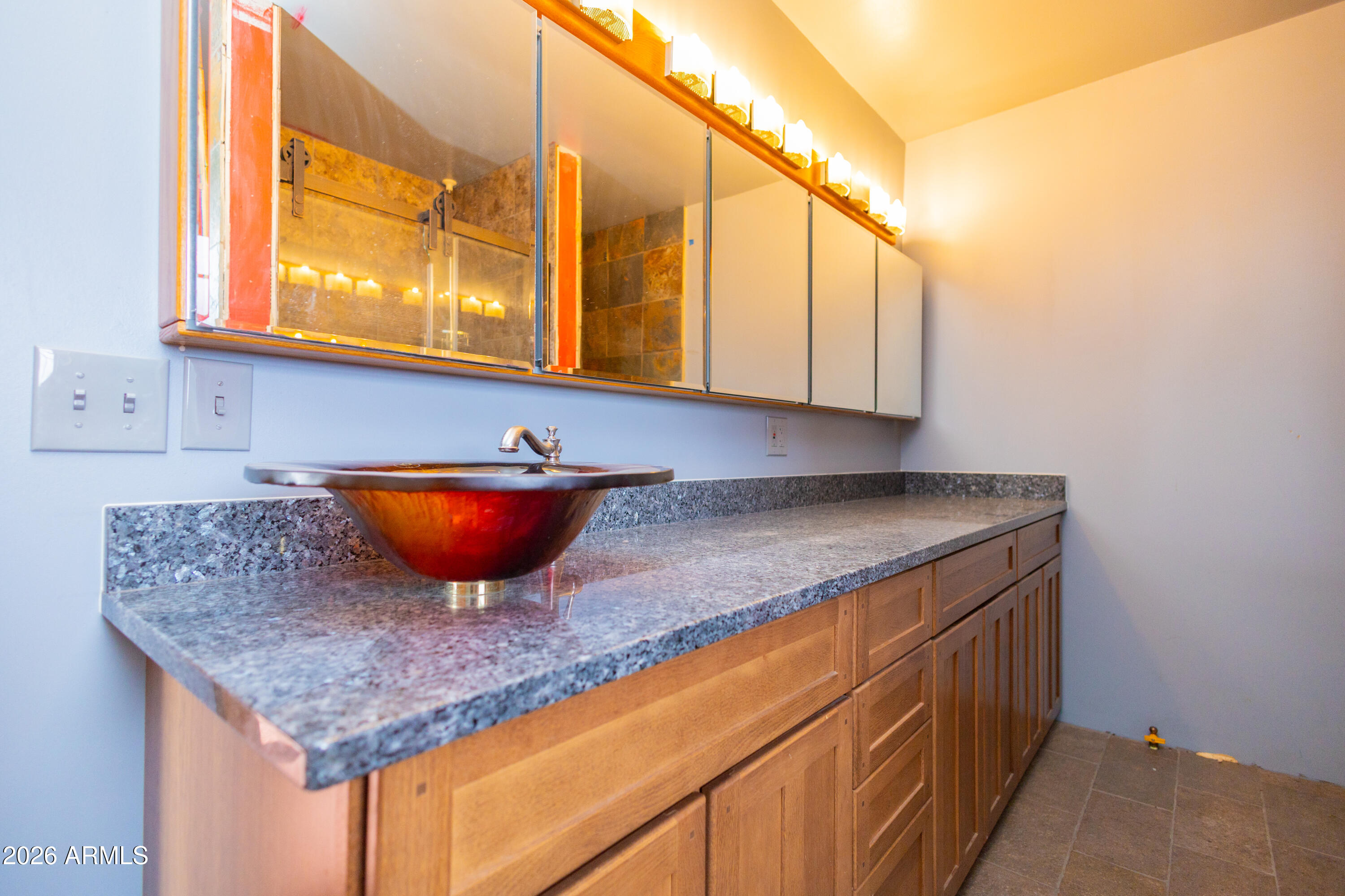 3429 West Markel Road Douglas, AZ 85607 - Photo 35 of 47 a kitchen with a sink a cabinets and window