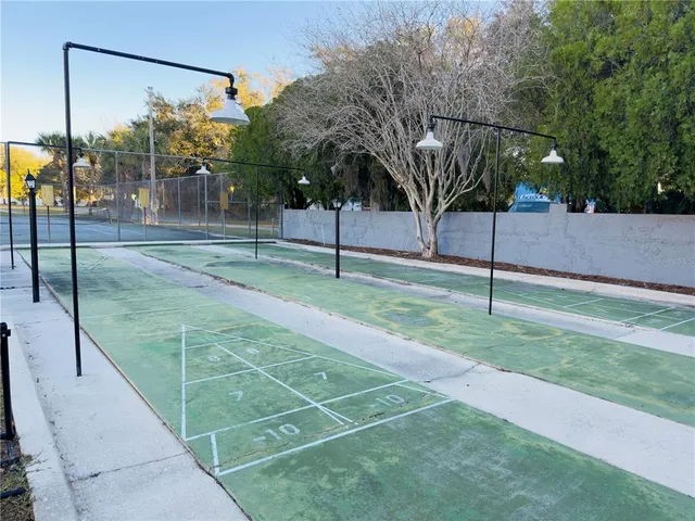 a view of a basketball court