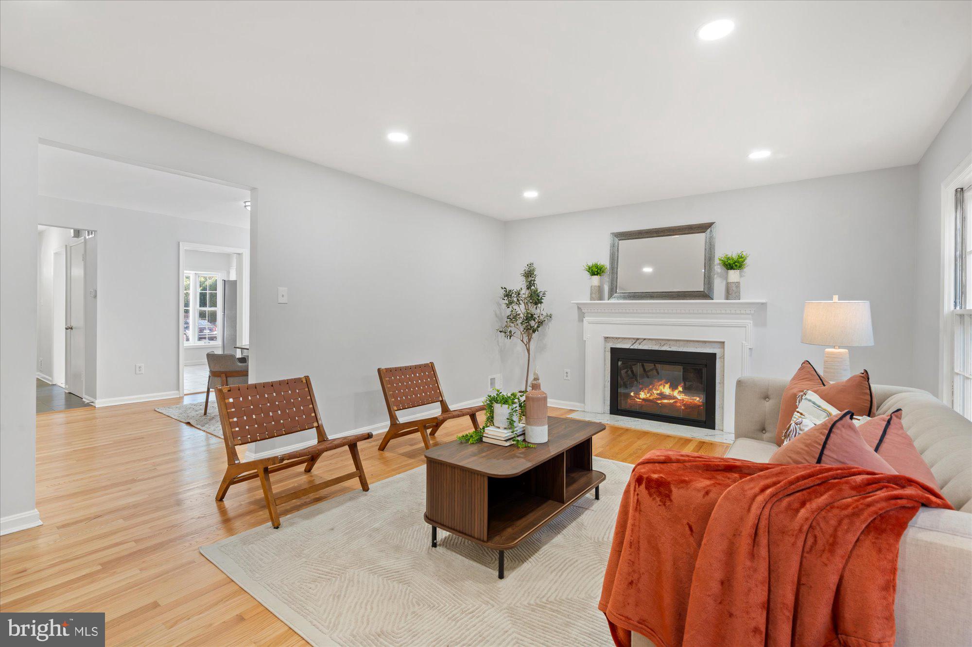 2116 Bucknell Terrace, Unit 35 Silver Spring, MD 20902 - Photo 4 of 26 Living room with fireplace