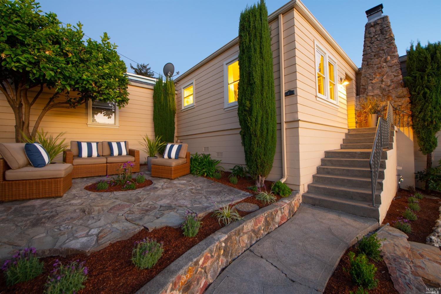 2 Alta Vista Way San Rafael, CA 94901 - Photo 1 of 1 a view of a house with backyard and sitting area