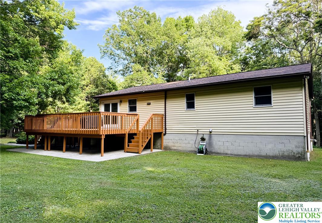 525 Pinewood Road Lehighton, PA 18235 - Photo 36 of 51 A 30 x 13 deck provides an ideal setting for outdoor enjoyment
