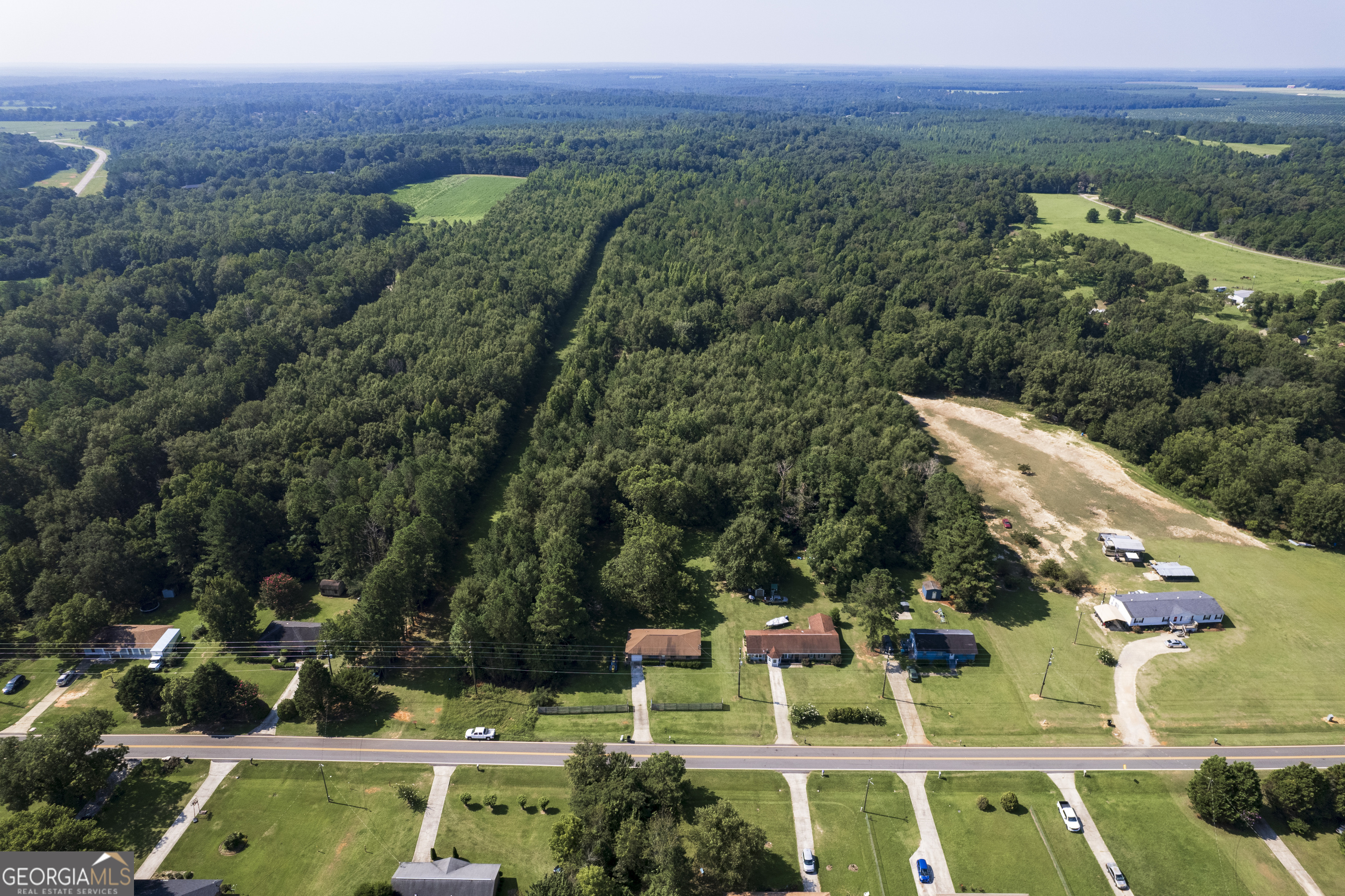 735 River Road Fort Valley, GA 31030 - Photo 9 of 10 an aerial view of house with a yard