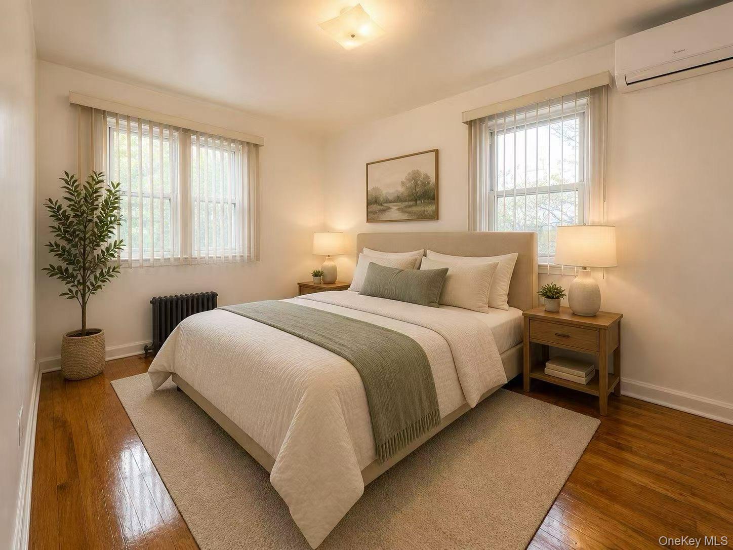 75-01 167th Street Queens, NY 11366 - Photo 7 of 10 a bedroom with a large bed and a window
