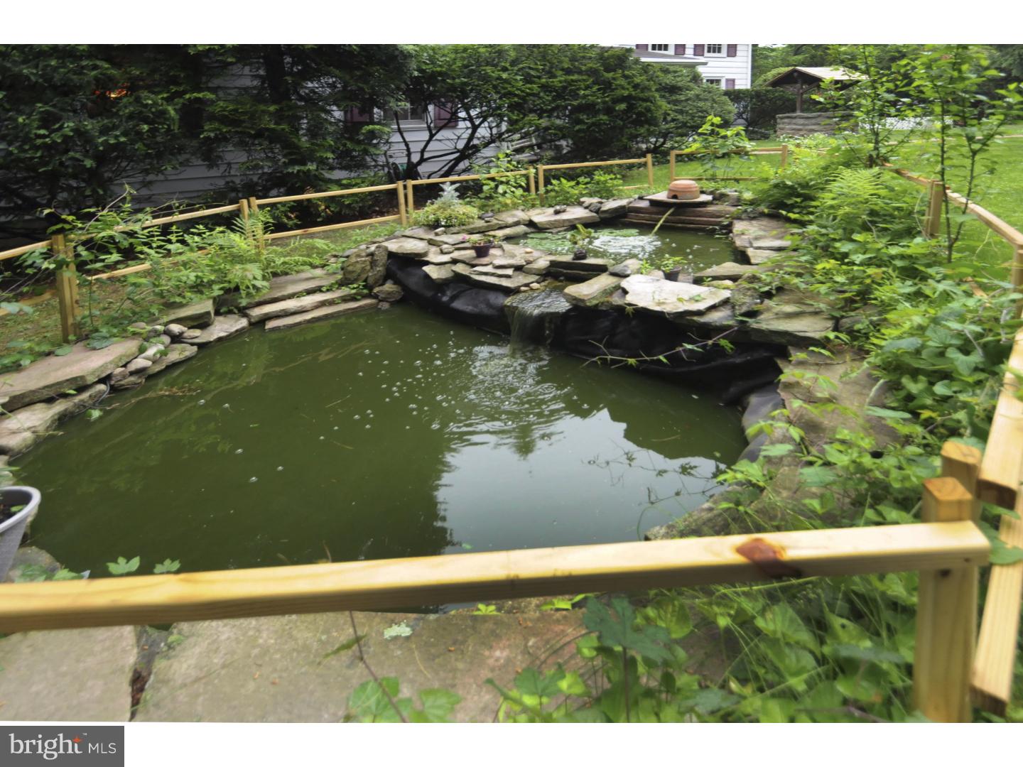 7708 Oak Lane Road Cheltenham, PA 19012 - Photo 4 of 32 Fish pond