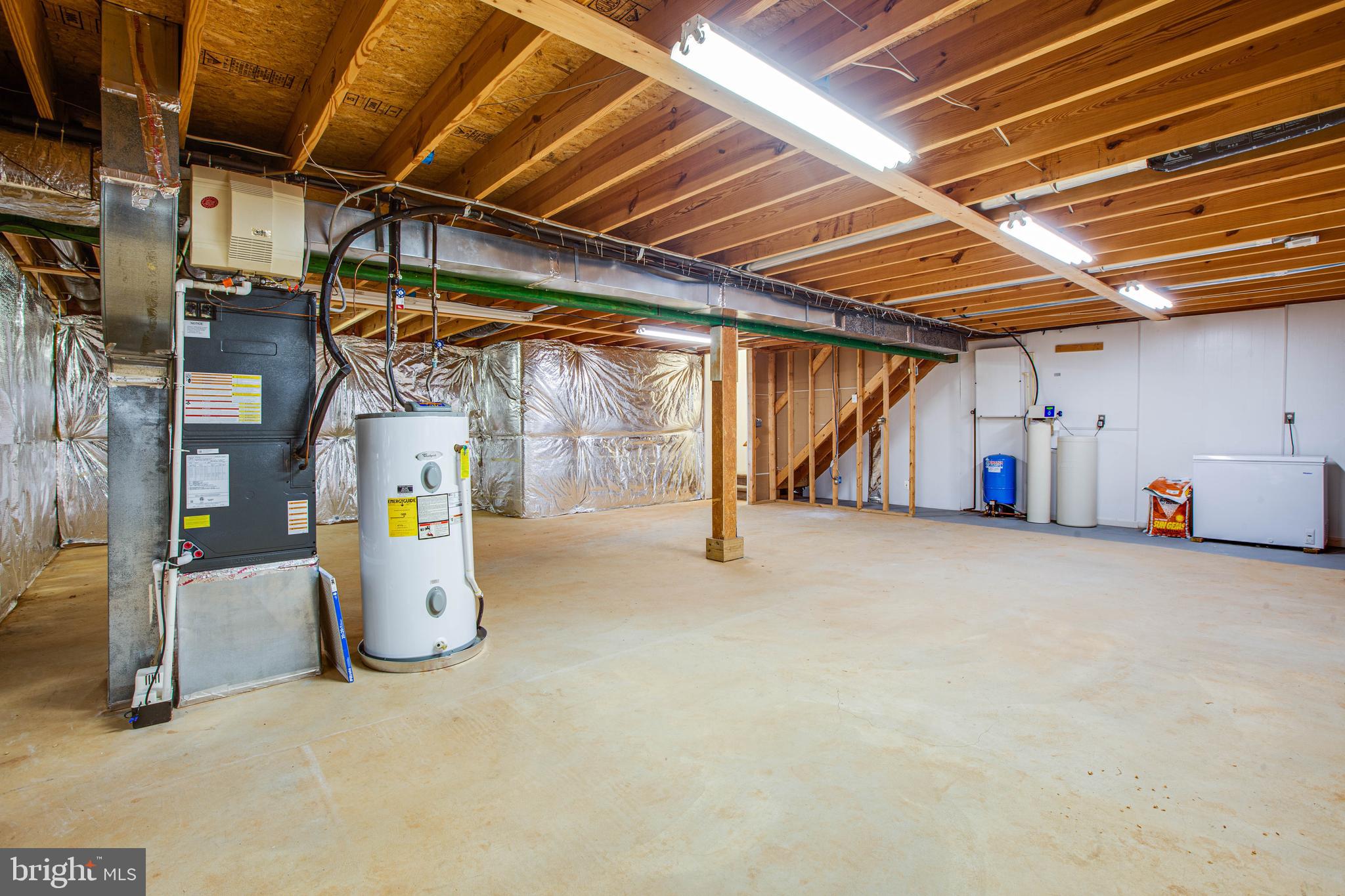 750 Poplar Road Stafford, VA 22556 - Photo 32 of 60 Basement with Newer HVAC & Water Filtration System