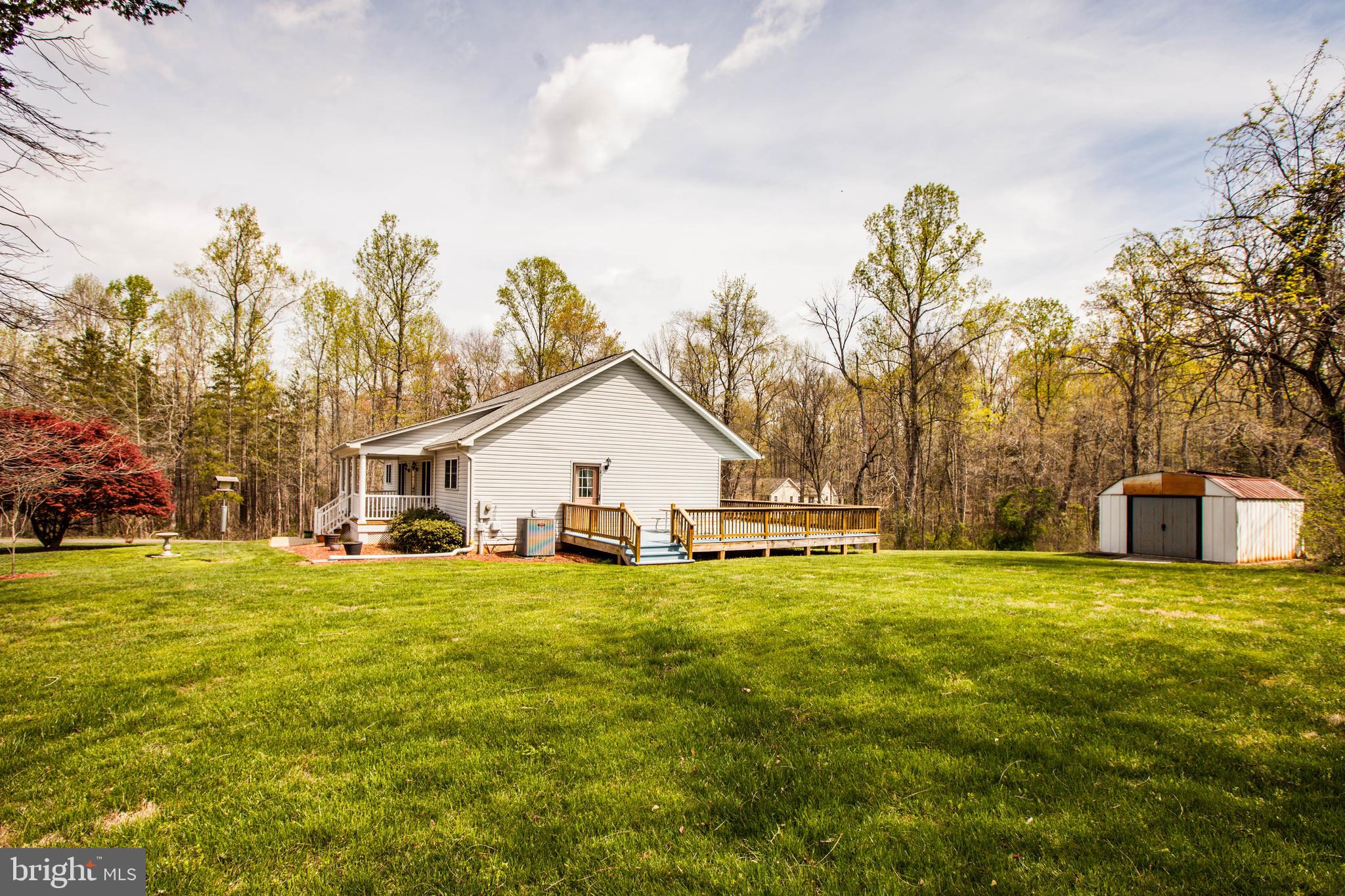750 Poplar Road Stafford, VA 22556 - Photo 43 of 60 Right Side Yard, Shed Conveys.
