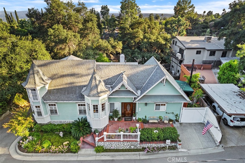 315 Old Ranch Road Sierra Madre, CA 91024 - Photo 33 of 42 an aerial view of a house