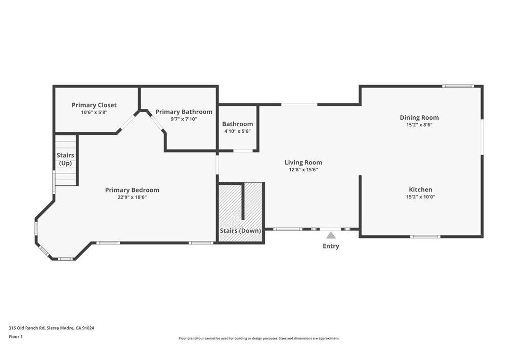 315 Old Ranch Road Sierra Madre, CA 91024 - Photo 41 of 42 a picture of a floor plan