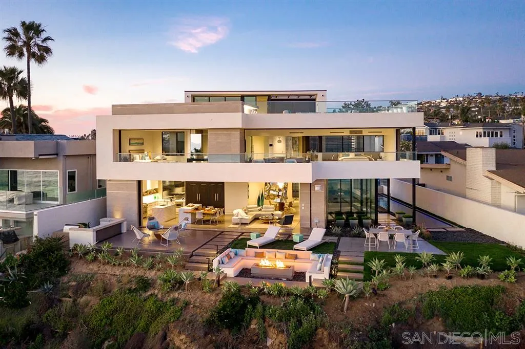 311 Sea Ridge Drive La Jolla, CA 92037 - Photo 24 of 25 a view of a house with swimming pool and sitting area