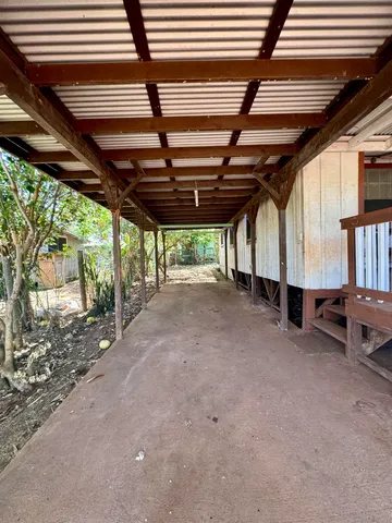 a view of porch with deck