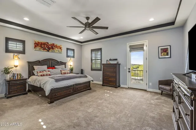 a room with pool and furniture