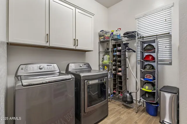 a view of a swimming pool with a yard