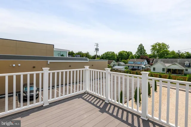 a view of city from a roof deck