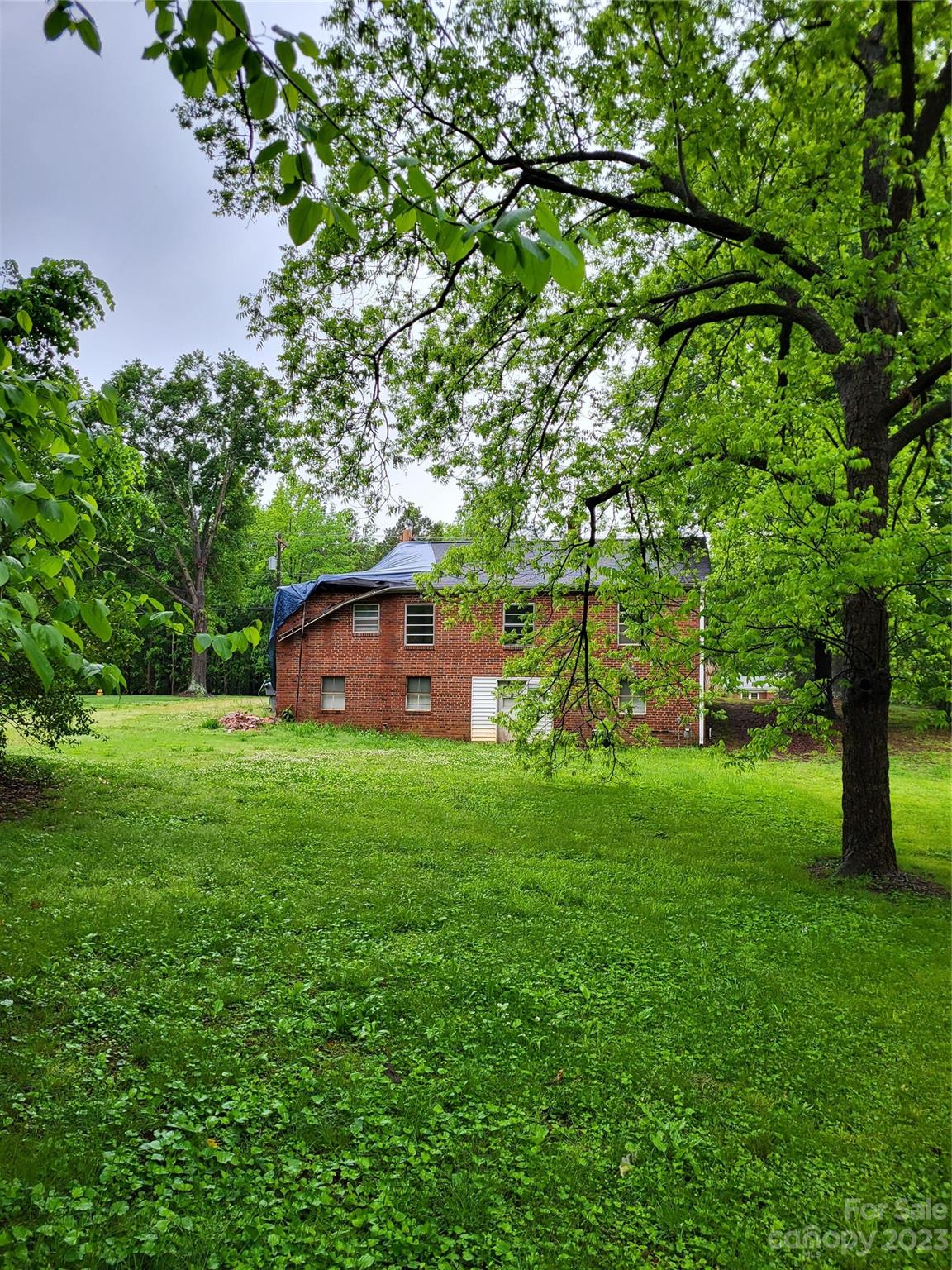 708 Tom Sadler Road Charlotte, NC 28214 - Photo 14 of 16 a view of backyard with garden and trees