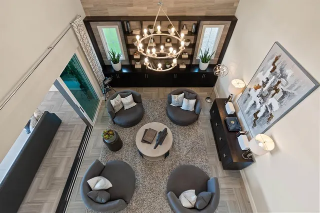 a view of a house with a big yard