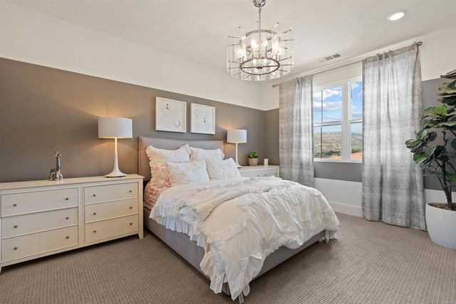 an aerial view of residential houses and outdoor space