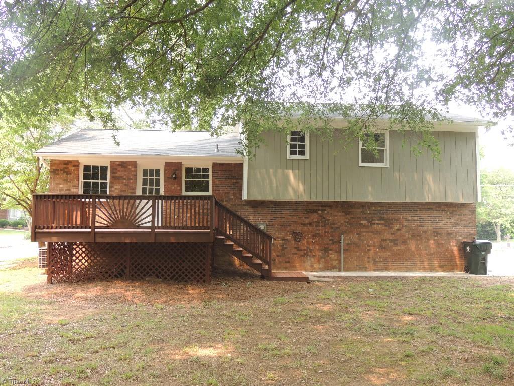 5309 Mapleton Street Clemmons, NC 27012 - Photo 5 of 19 Back of home has a deck and lots of shade!