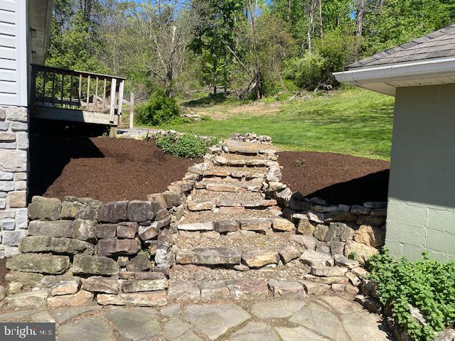 64 Metz Road Thompsontown, PA 17094 - Photo 62 of 69 Charming stone steps to nature's embrace.