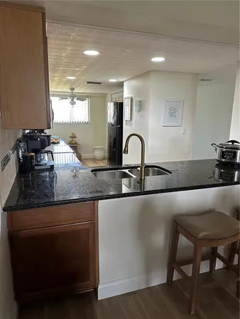 a close view of sink and tap