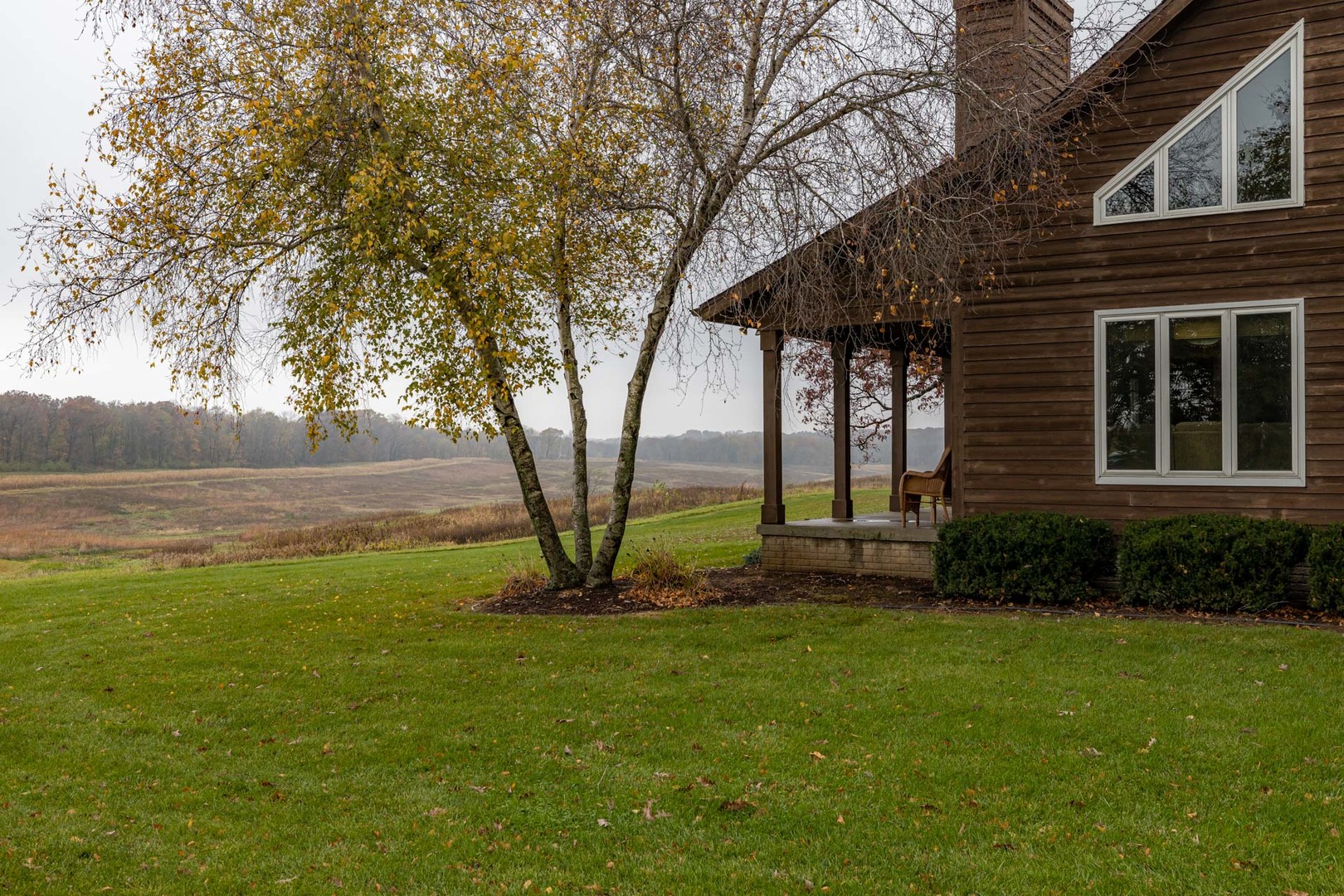 17501 Bishop Road Morrison, IL 61270 - Photo 66 of 167 a view of a backyard with plants and large tree