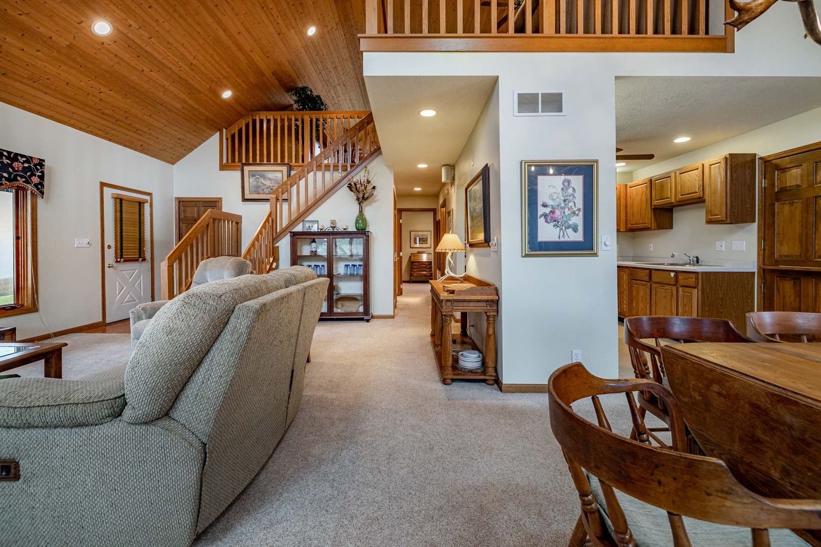 17501 Bishop Road Morrison, IL 61270 - Photo 75 of 167 a living room with furniture and a chandelier