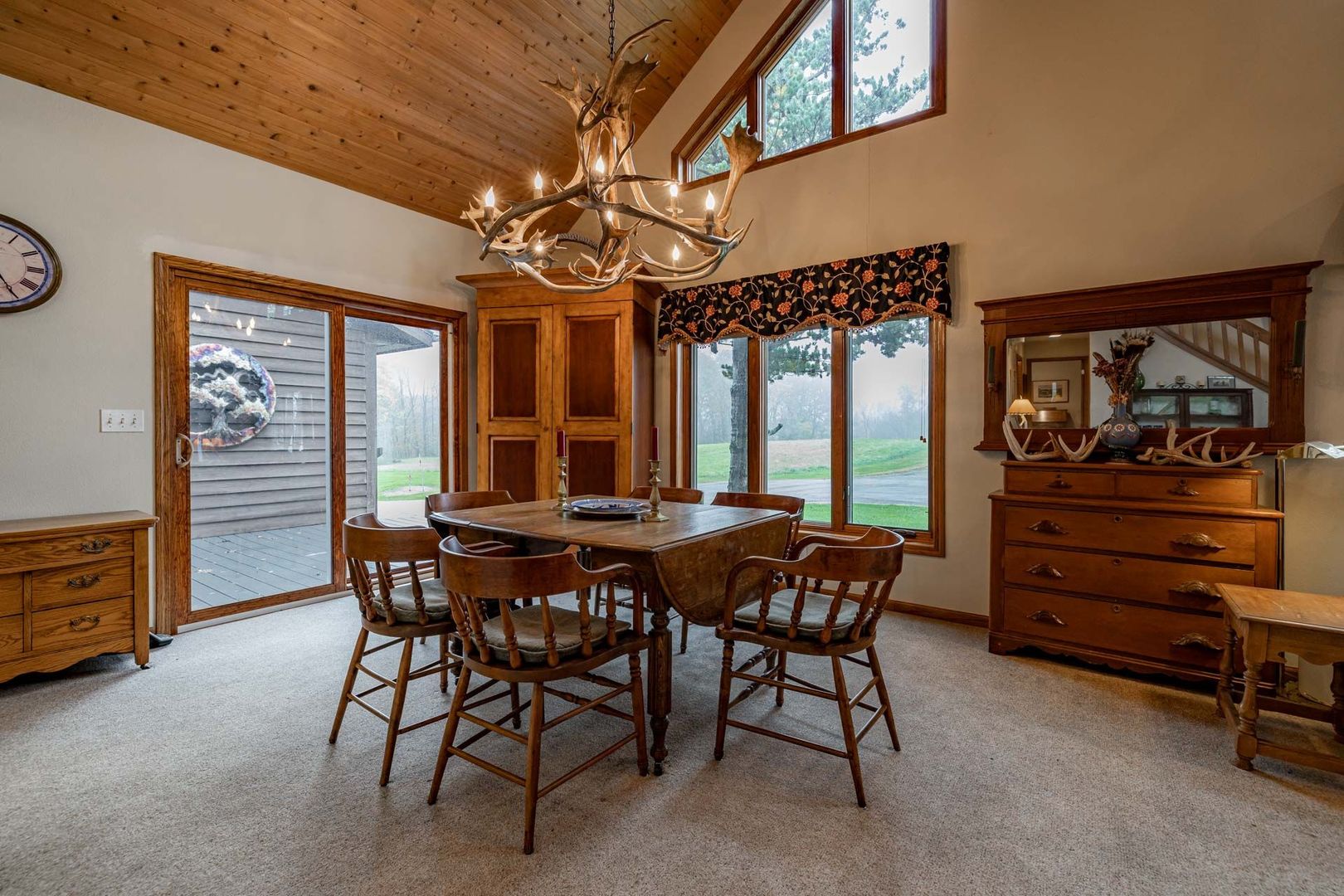 17501 Bishop Road Morrison, IL 61270 - Photo 76 of 167 a view of a dining room with furniture window and wooden floor