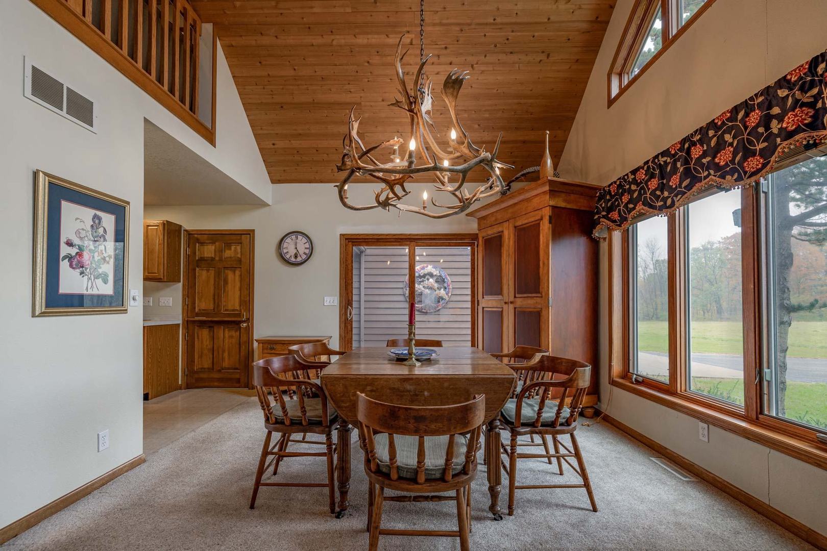 17501 Bishop Road Morrison, IL 61270 - Photo 77 of 167 a view of a dining room with furniture window and outside view