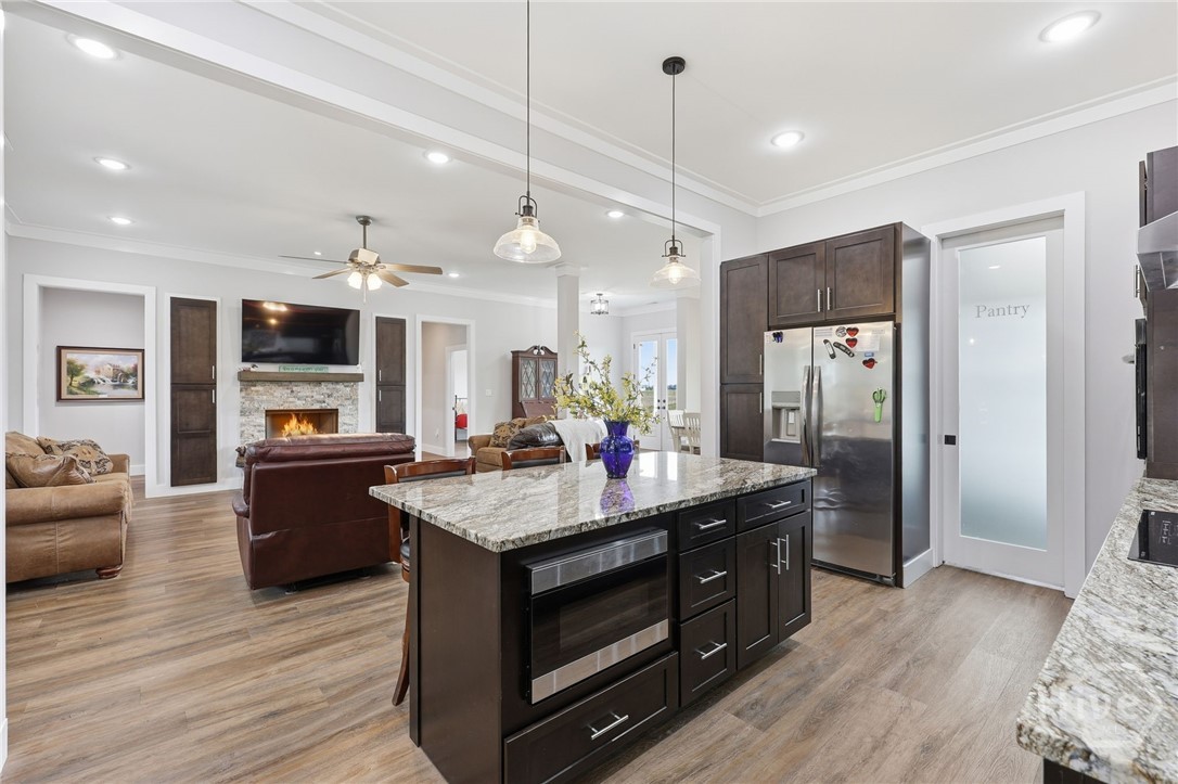 760 Fortson Compton Road Comer, GA 30629 - Photo 20 of 65 Custom island with hidden microwave