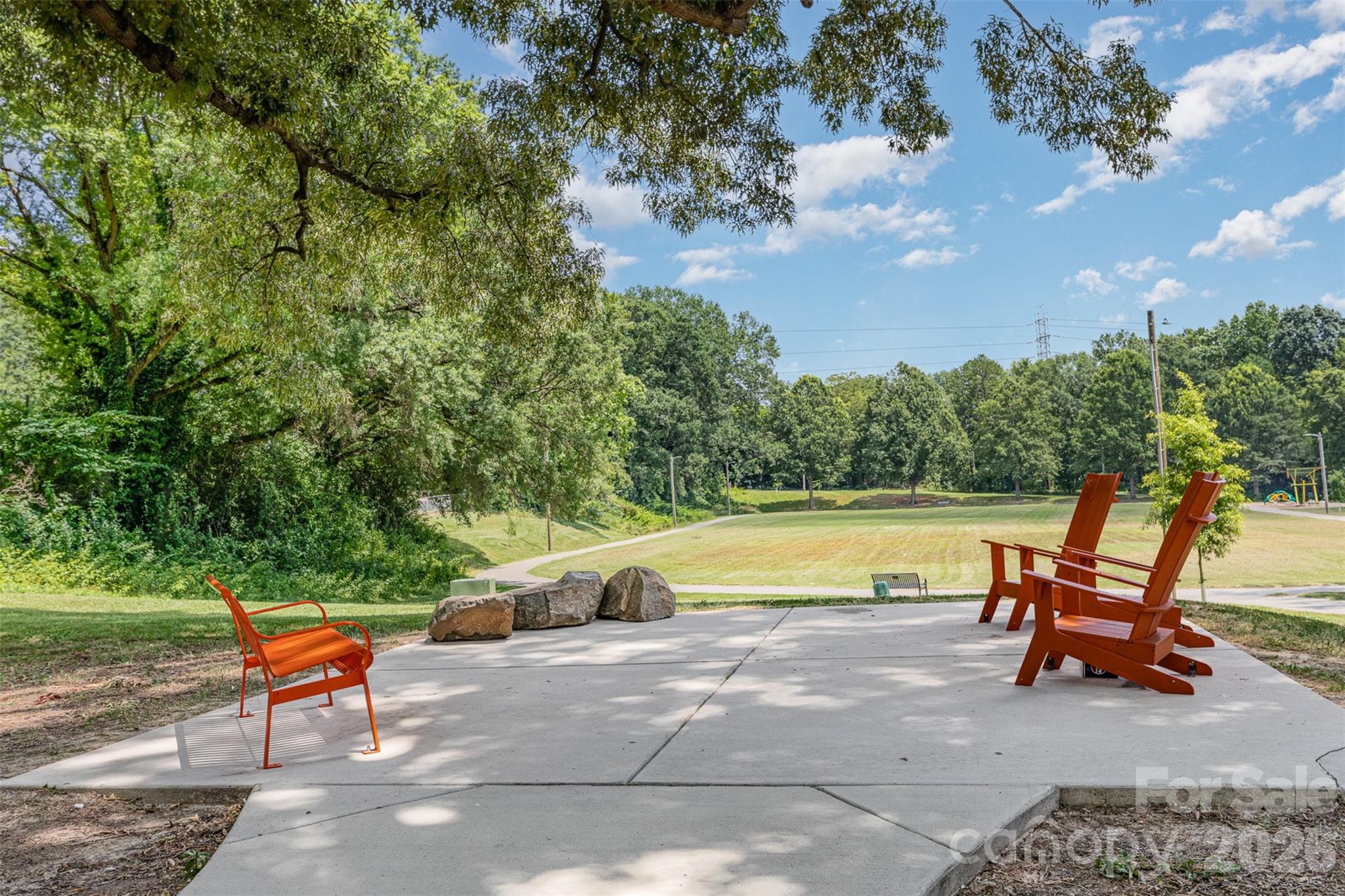 1318 Enderly Road Charlotte, NC 28208 - Photo 18 of 33 a swimming pool with outdoor seating and yard