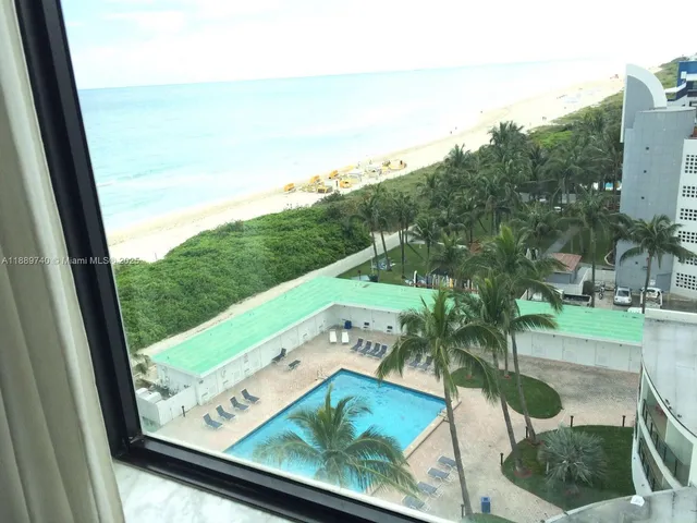 a view of a from a window