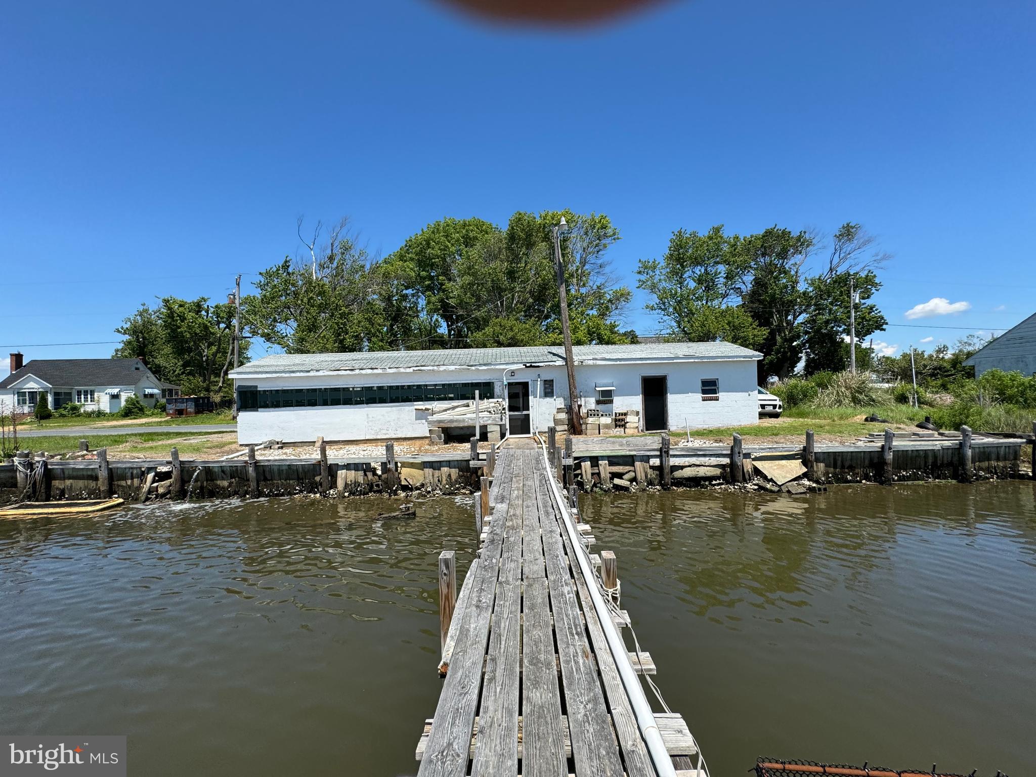 25804 Rumbley Road Westover, MD 21871 - Photo 28 of 32 view of crab shedding house from the water
