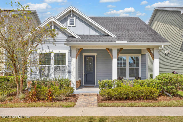 61 Spindrift Court St. Augustine, FL 32092 - Photo 43 of 61 front view of a house with a yard