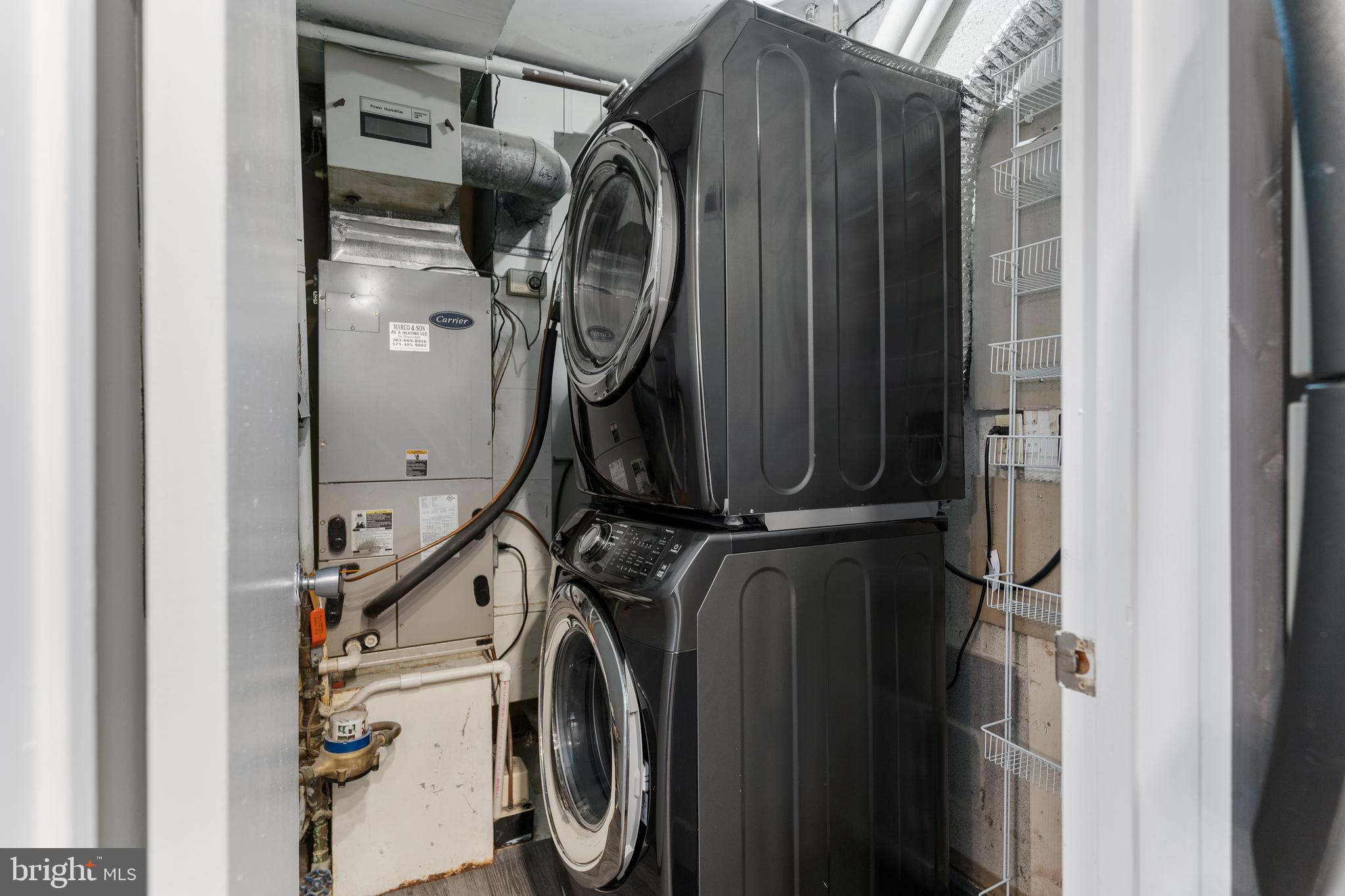 2138 Cartwright Place Reston, VA 20191 - Photo 13 of 27 Samsung stackable washer and dryer - nice!