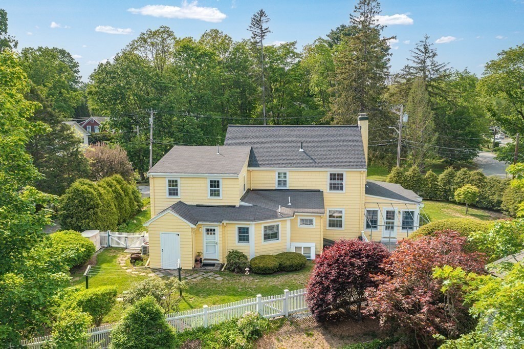 36 Laurel Avenue Wellesley, MA 02481 - Photo 22 of 27 an aerial view of a house
