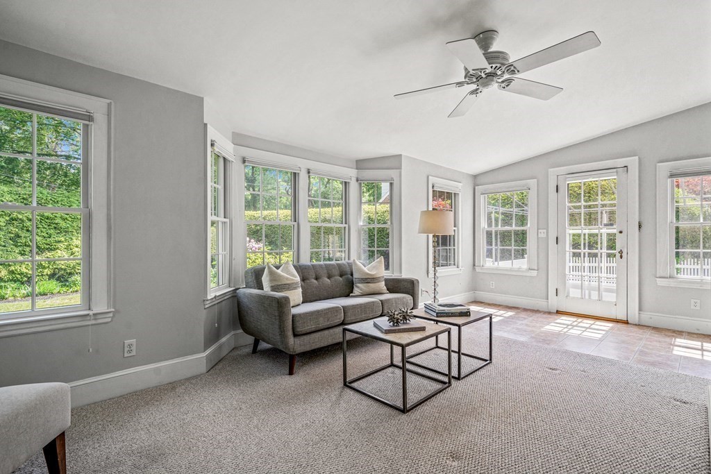 36 Laurel Avenue Wellesley, MA 02481 - Photo 5 of 27 a living room with furniture and windows