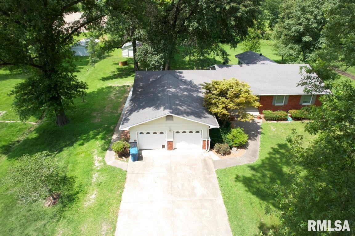 807 West Market Street Christopher, IL 62822 - Photo 57 of 57 an aerial view of a house with a yard