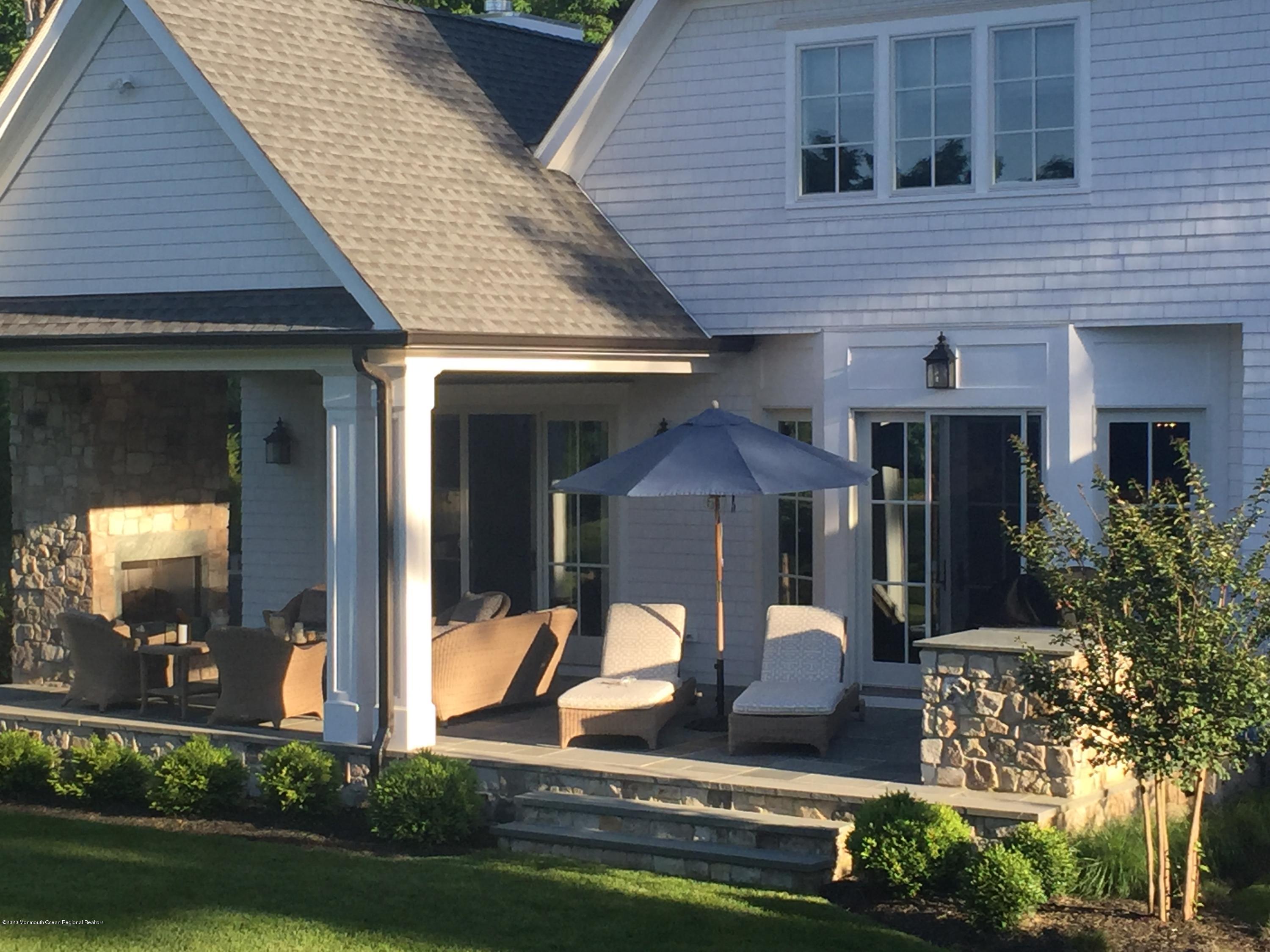 96 Ridge Road Rumson, NJ 07760 - Photo 34 of 37 Rear Covered Porch