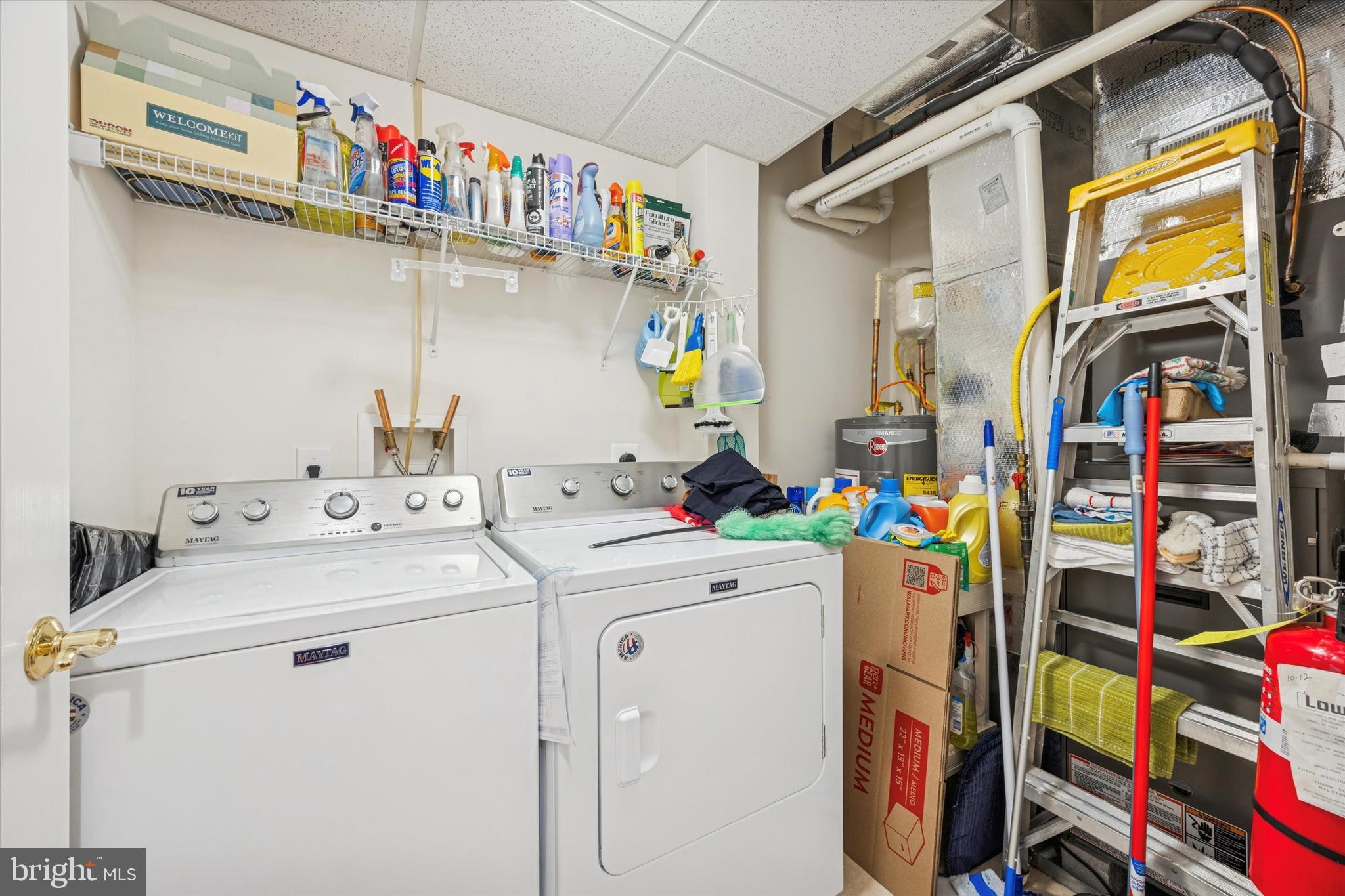 3000 Village Way, Unit 3101 Boothwyn, PA 19061 - Photo 14 of 29 a utility room with dryer and washer