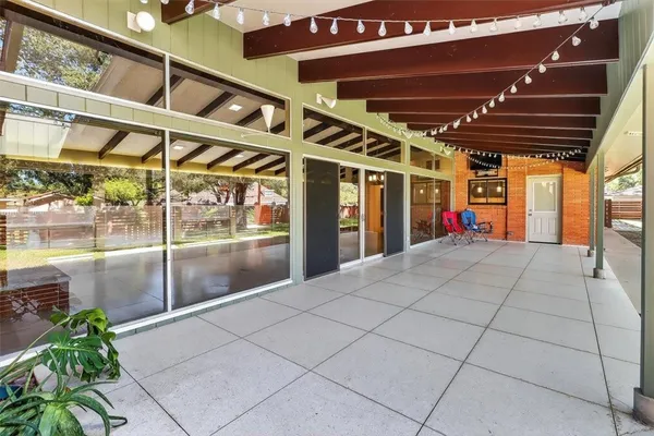 a view of interior of the building