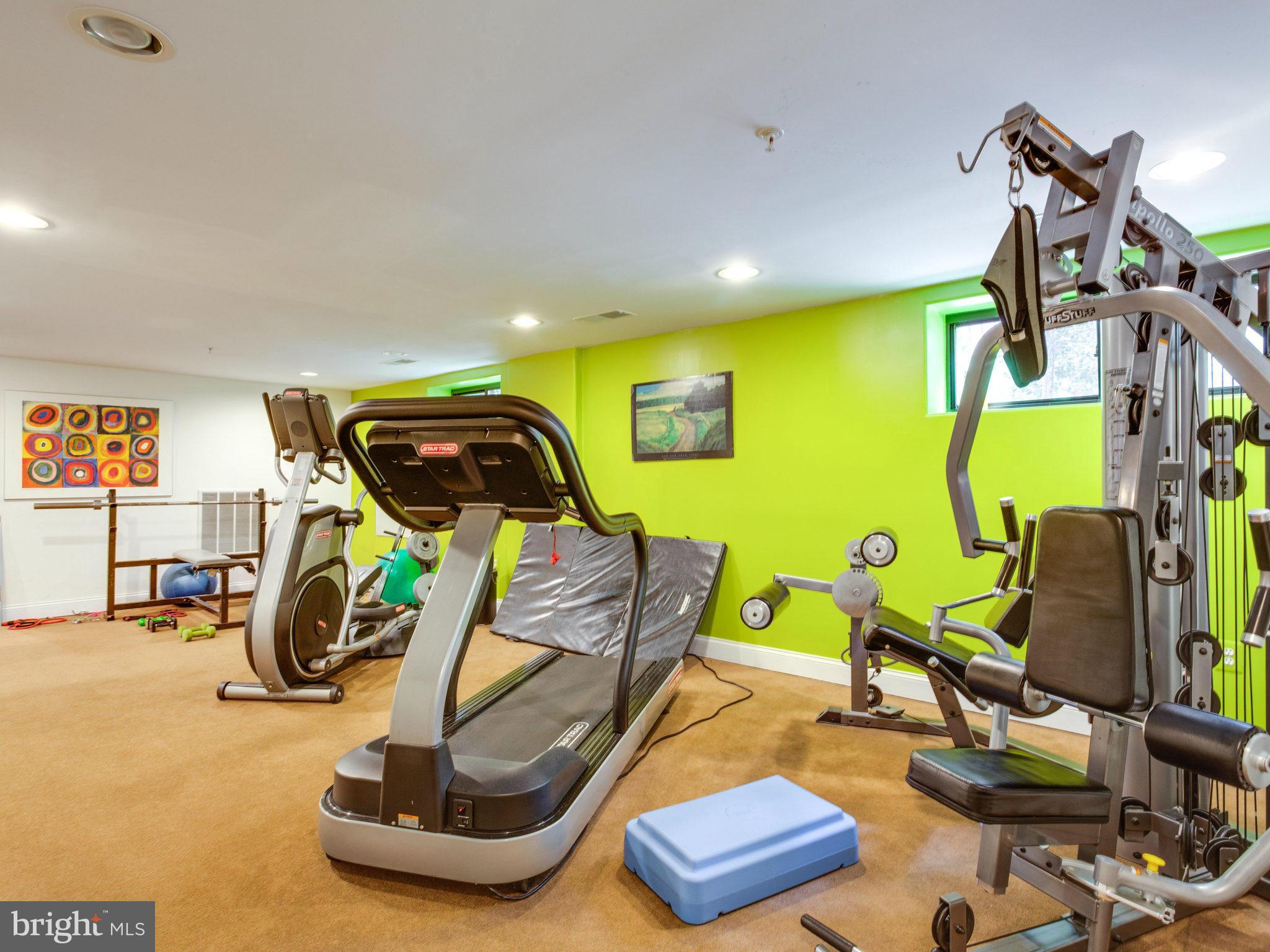 1354 Euclid Street Northwest, Unit B402 Washington, DC 20009 - Photo 26 of 30 a room with gym equipment