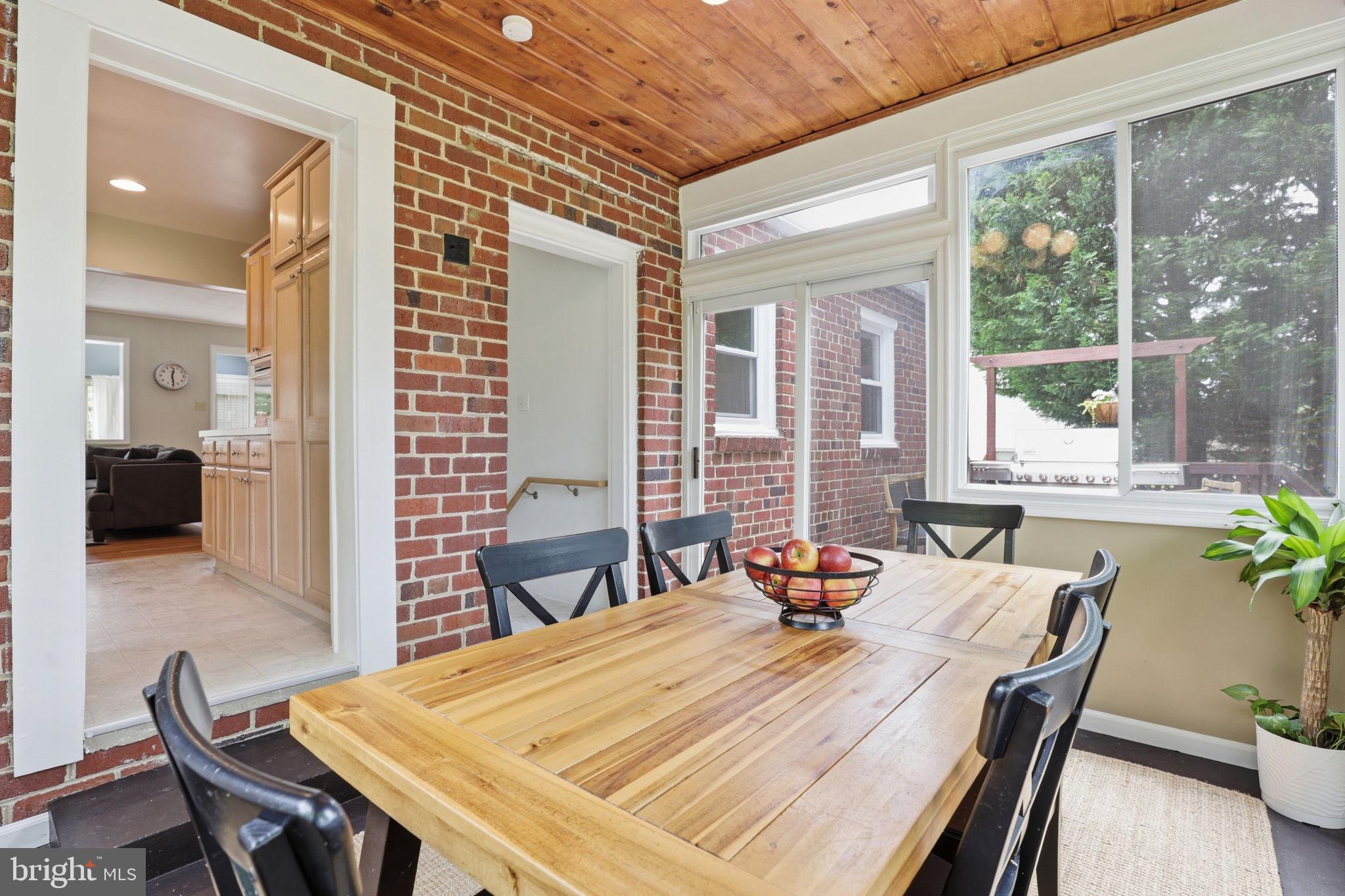 10510 Hayes Avenue Silver Spring, MD 20902 - Photo 14 of 24 Dining area overlooking backyard