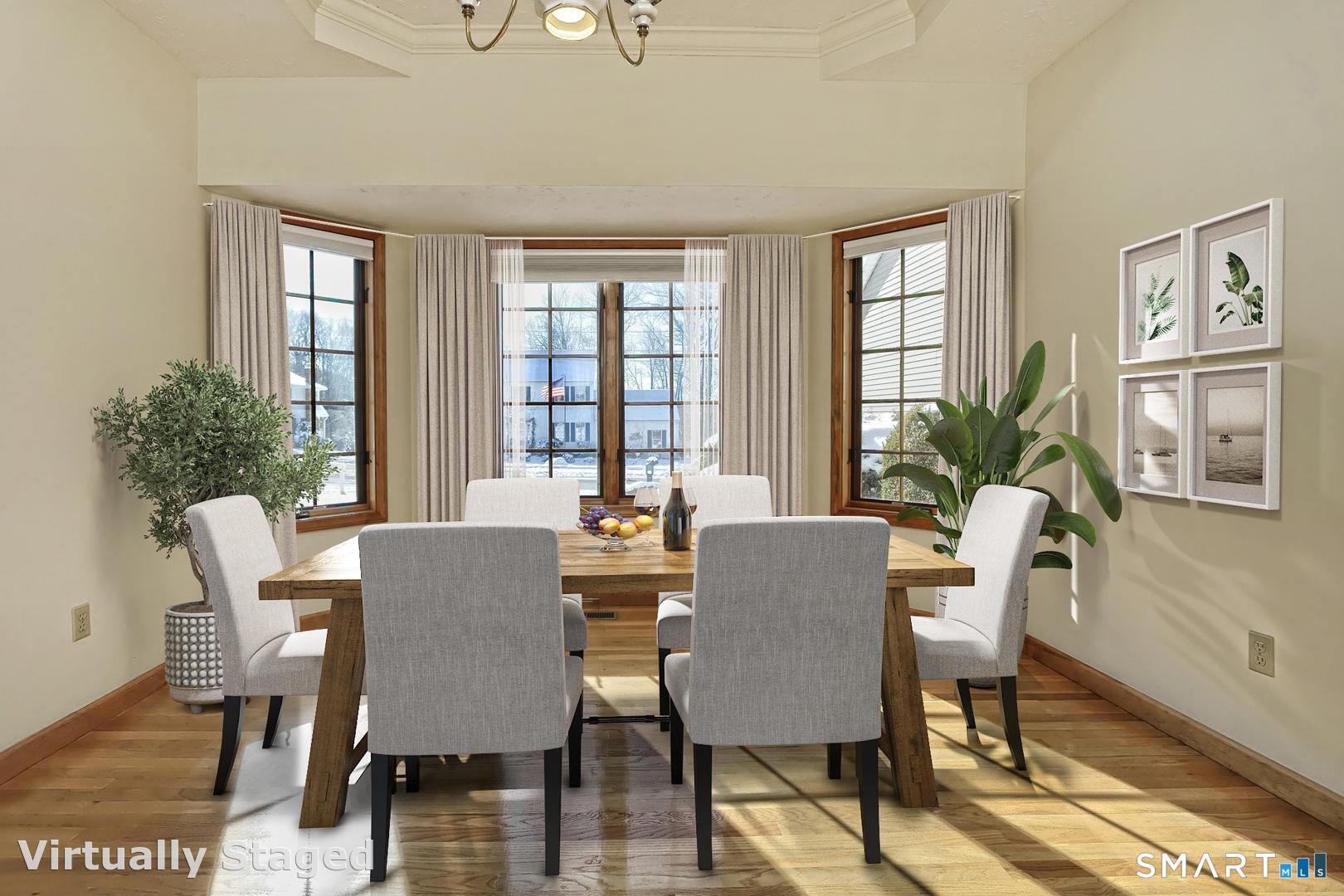 95 Ash Drive Hamden, CT 06518 - Photo 15 of 37 Virtually Staged Dining Room