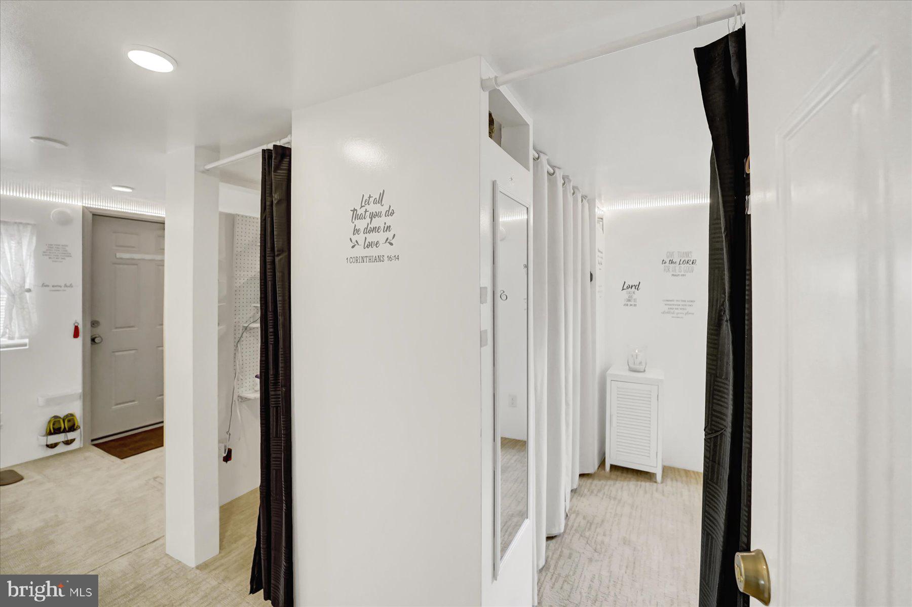 4814 West Whitehall Road Pennsylvania Furnace, PA 16865 - Photo 25 of 43 a view of a hallway with closet and bathroom